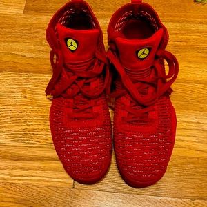 Red Flyknit Jordan’s Elevation 23